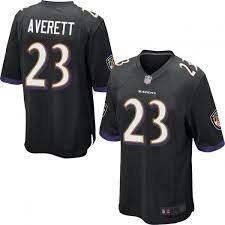 Men Baltimore Ravens 23 Anthony Averett Black Nike Limited Player NFL Jersey